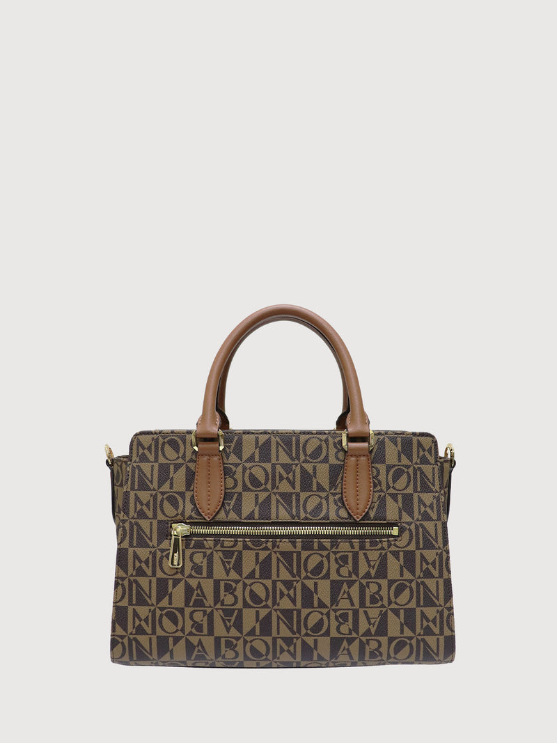 Dulcia Monogram Satchel Bag