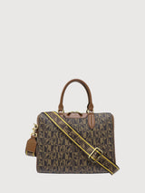 Dulcia Monogram Satchel Bag