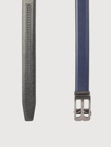 Beno Non-Reversible Leather Belt with Gunmetal Auto Lock Buckle