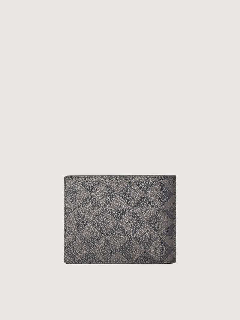 Alvaro Monogram Centre Flap Cards Wallet with Coin Compartment