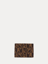 Lara Monogram Short 3-Fold with Card Holder Wallet