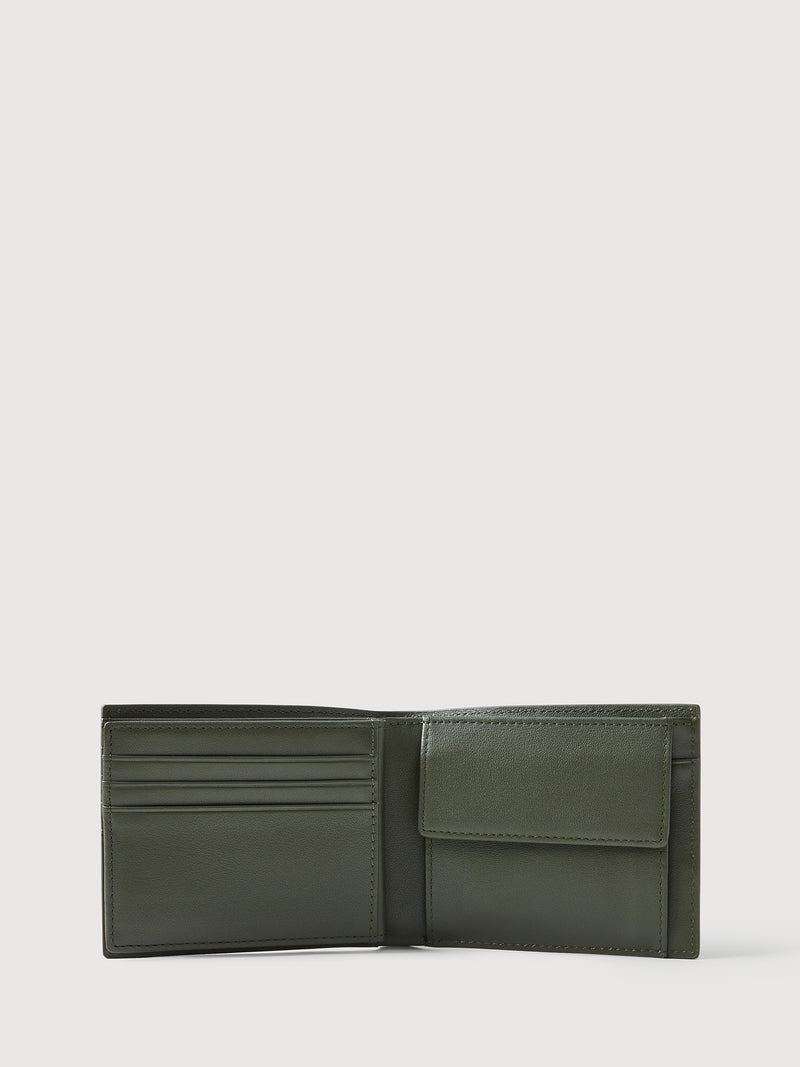 Dario Monogram Wallet with Coin Compartment
